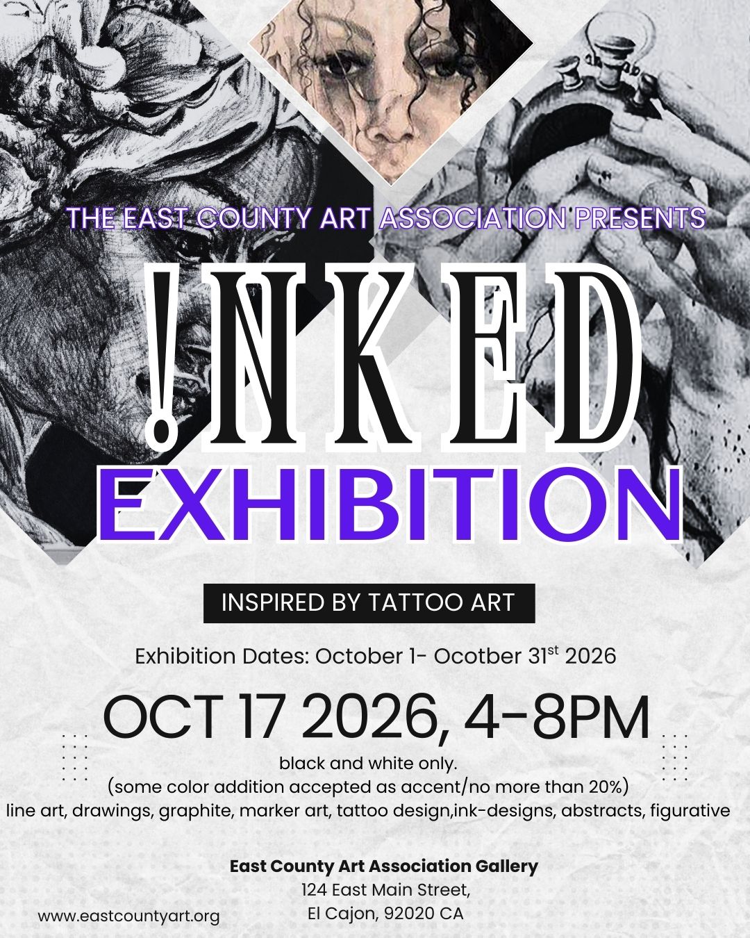 White and Black Modern Tattoo Studio Instagram Post (1)